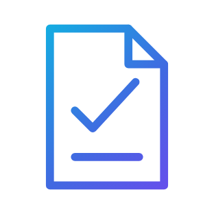 Document with a check mark