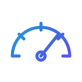 Dial gauge with a needle